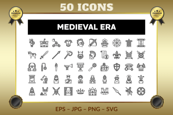 Download Medieval Era Dots Icons - Icons Collection
