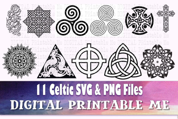 Download Celtic Svg, Silhouette Bundle, 12, Knot - Silhouette Collection